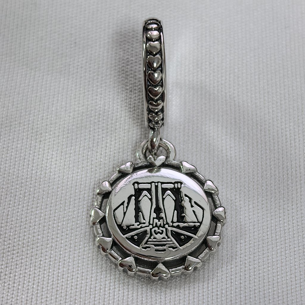 Pandora New York And Brooklyn Bridge Exclusive Charm, S925 Silver Jewelry